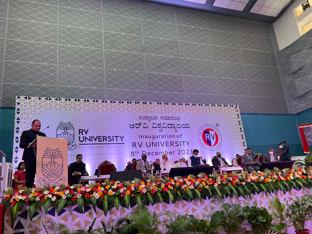 RV University (@rvuniversity_) on Twitter photo The Vice Chancellor of #RVU <a href="/ysr4rights/">YSR Murthy</a> addressed the gathering at #RVUinauguration #RVUniversity #Gochangetheworld
<a href="/CMofKarnataka/">CM of Karnataka</a> <a href="/RVUniversity_/">RV University</a> <a href="/RVInstitutions/">RV Institutions</a> <a href="/drashwathcn/">Dr. C.N. Ashwath Narayan</a> <a href="/OfficeofAshwath/">Office of Dr. Ashwathnarayan</a> <a href="/ysr4rights/">YSR Murthy</a> <a href="/Dwari1008/">DP</a> The Vice Chancellor of #RVU <a href="/ysr4rights/">YSR Murthy</a> addressed the gathering at #RVUinauguration #RVUniversity #Gochangetheworld
<a href="/CMofKarnataka/">CM of Karnataka</a> <a href="/RVUniversity_/">RV University</a> <a href="/RVInstitutions/">RV Institutions</a> <a href="/drashwathcn/">Dr. C.N. Ashwath Narayan</a> <a href="/OfficeofAshwath/">Office of Dr. Ashwathnarayan</a> <a href="/ysr4rights/">YSR Murthy</a> <a href="/Dwari1008/">DP</a>