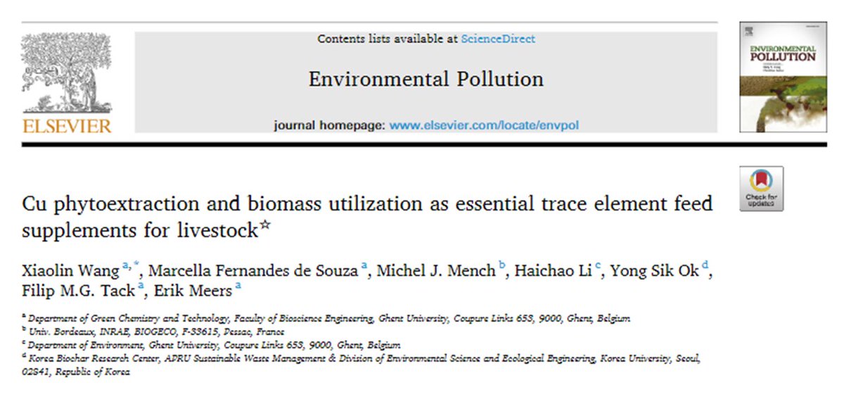 cellafsouza's tweet photo. New paper out on the connection of biofortification and phytoremediation with alfalfa for more sustainable animal feed production 🤩🌿🐷
You can have free access to it for the next 50 days: https://t.co/AbYrOkvhl6
@Xiaolinaaa @Erik_Meers @Bioref_Cluster @ResearchUGent @FbwUGent https://t.co/YCjrUv3lFp