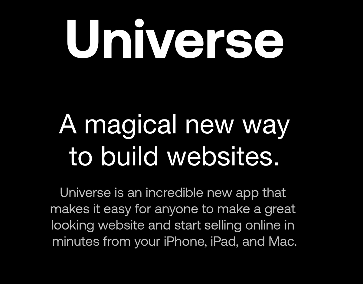 edoardovigo's tweet photo. Day8 of #100daysofnocode

L'esistenza di https://t.co/JC0ktRoDsC e sono emozionato che si può creare un sito web direttamente da smartphone https://t.co/VA5giwa4J4