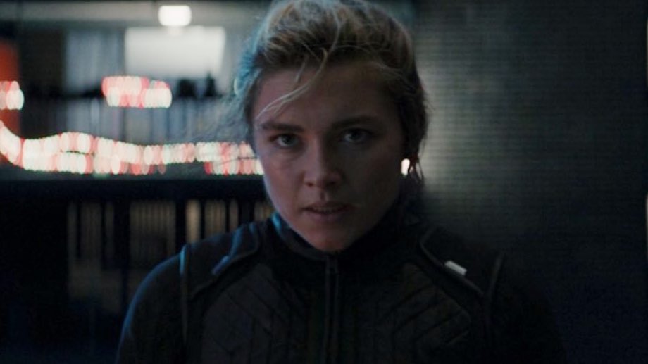 bestofpugh's tweet photo. florence pugh as yelena belova and hailee steinfeld as kate bishop in #hawkeye https://t.co/adVYeqi4cf