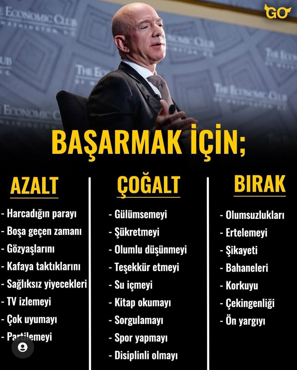neoluyor0's tweet photo. Arada Elon Musk'la yer değişse de dünyanın en zengini görülen (net 201,7 milyar $) Amazon'un sahibi Jeff Bezos abimiz başarılı olmayı anlatmış 😏

Tabloya göre neyi yanlış yapıyoruz ? https://t.co/471qeQcVUk