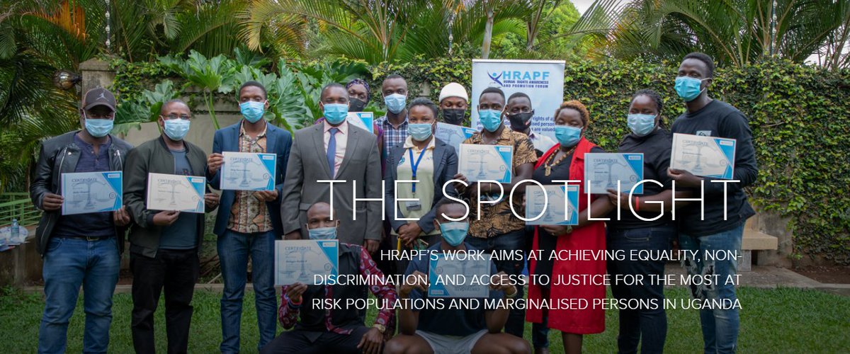 hrapf_uganda's tweet photo. #HRAPFNewsletter
We bring you highlights of our interventions in the third quarter of 2021
To find out more about what we were up to, click the link below to read The Spotlight
https://t.co/sS1EHP6OOU https://t.co/WWmnWvWLUc