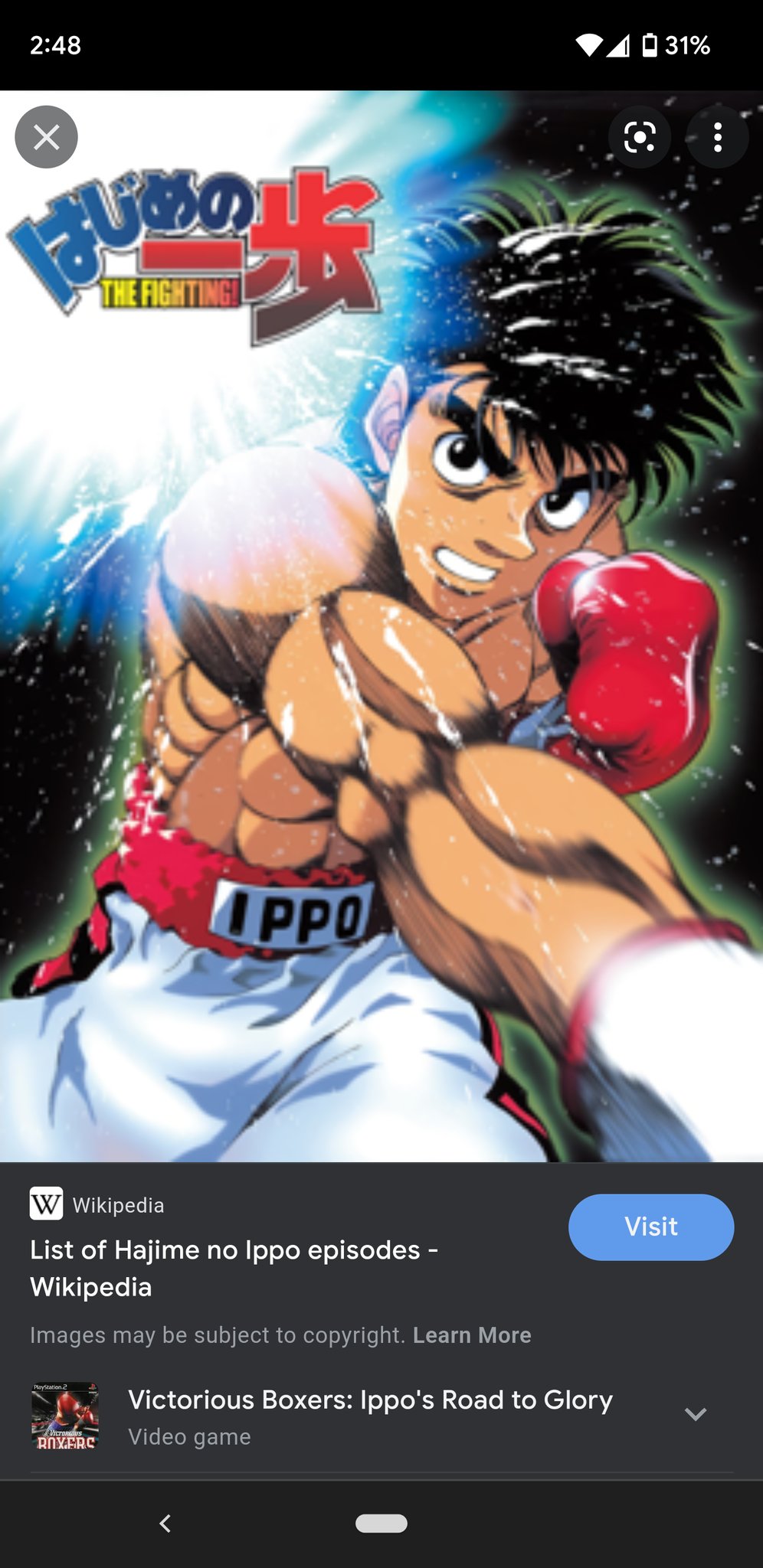 Original Hajime no Ippo Anime Poster