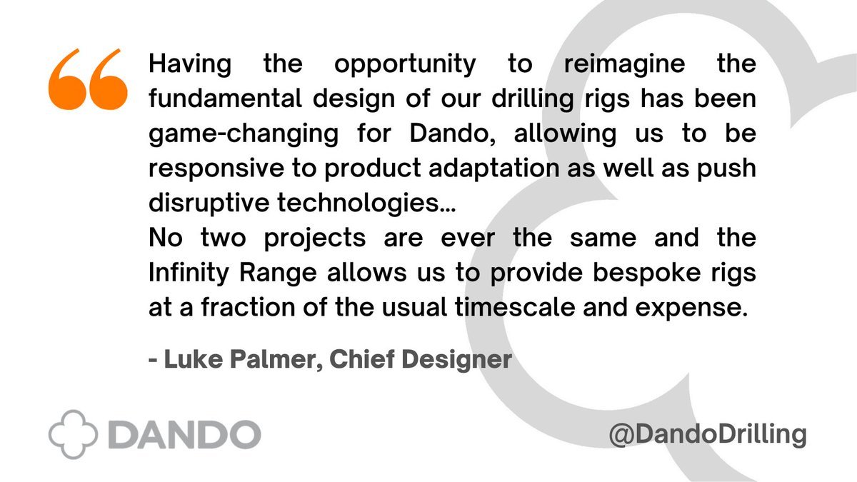 DandoDrilling's tweet photo. (2/2) With companies wanting to reduce their impact, the #InfinityRange provides the solution. The modular design creates bespoke rigs which maximise safety and efficiency. We celebrated the launch in the presence of Lord-Lieutenant of West Sussex, Mrs. Susan Pyper #DandoDrilling https://t.co/BaXahdpm2t