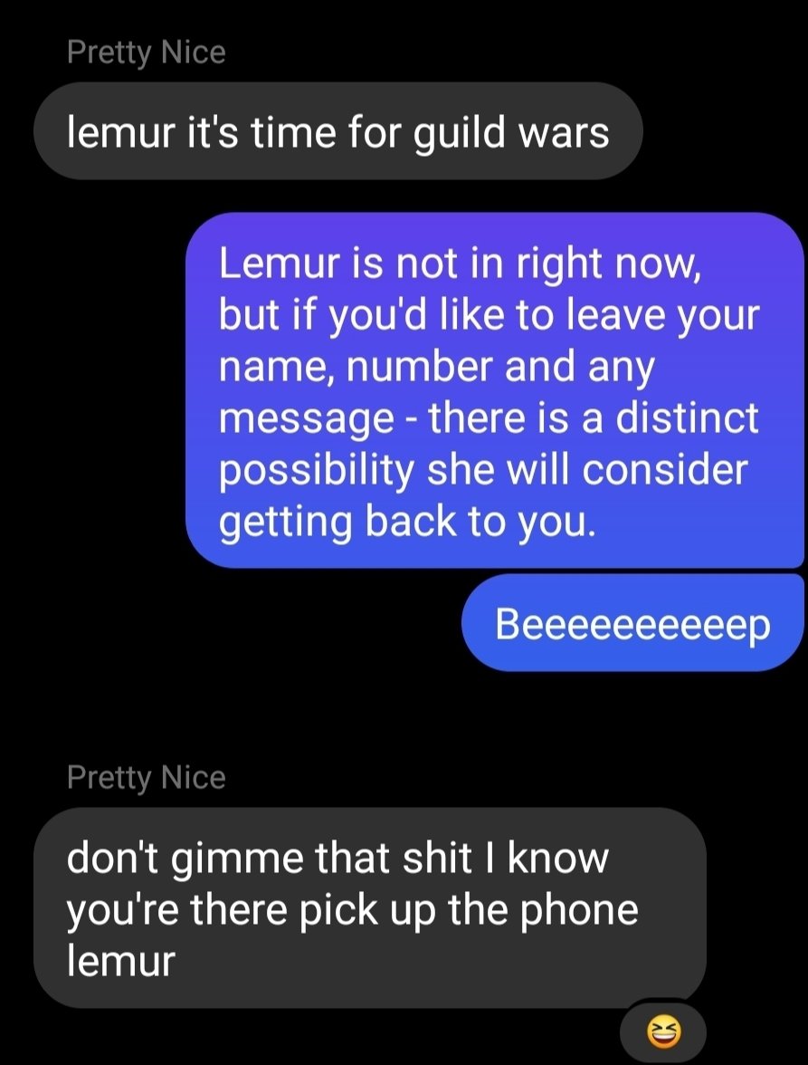 LussCollects's tweet photo. When your friends are trying to convince you it's time for video games.
#videogames #guildwars #gw2 https://t.co/ujlFZ071BF