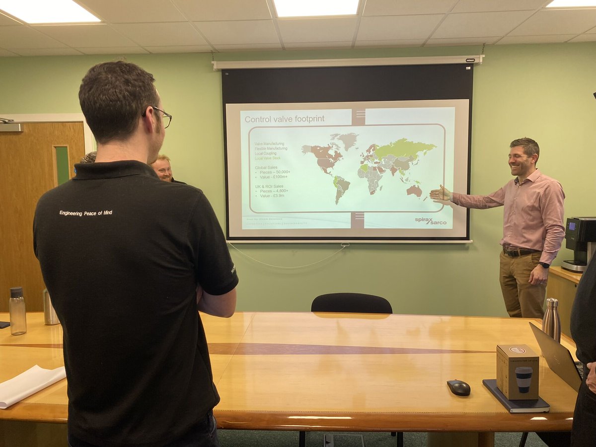 Spirax_Sarco_UK's tweet image. Last week Sycamore Process Engineering Ltd welcomed Spirax Sarco UK and Ireland's James Bozward and Darren Silverthorn to present to the team on the latest innovations and equipment that provide our customers with the most modern #processingsolutions. 👨🏽🏫
#spiraxsarco
