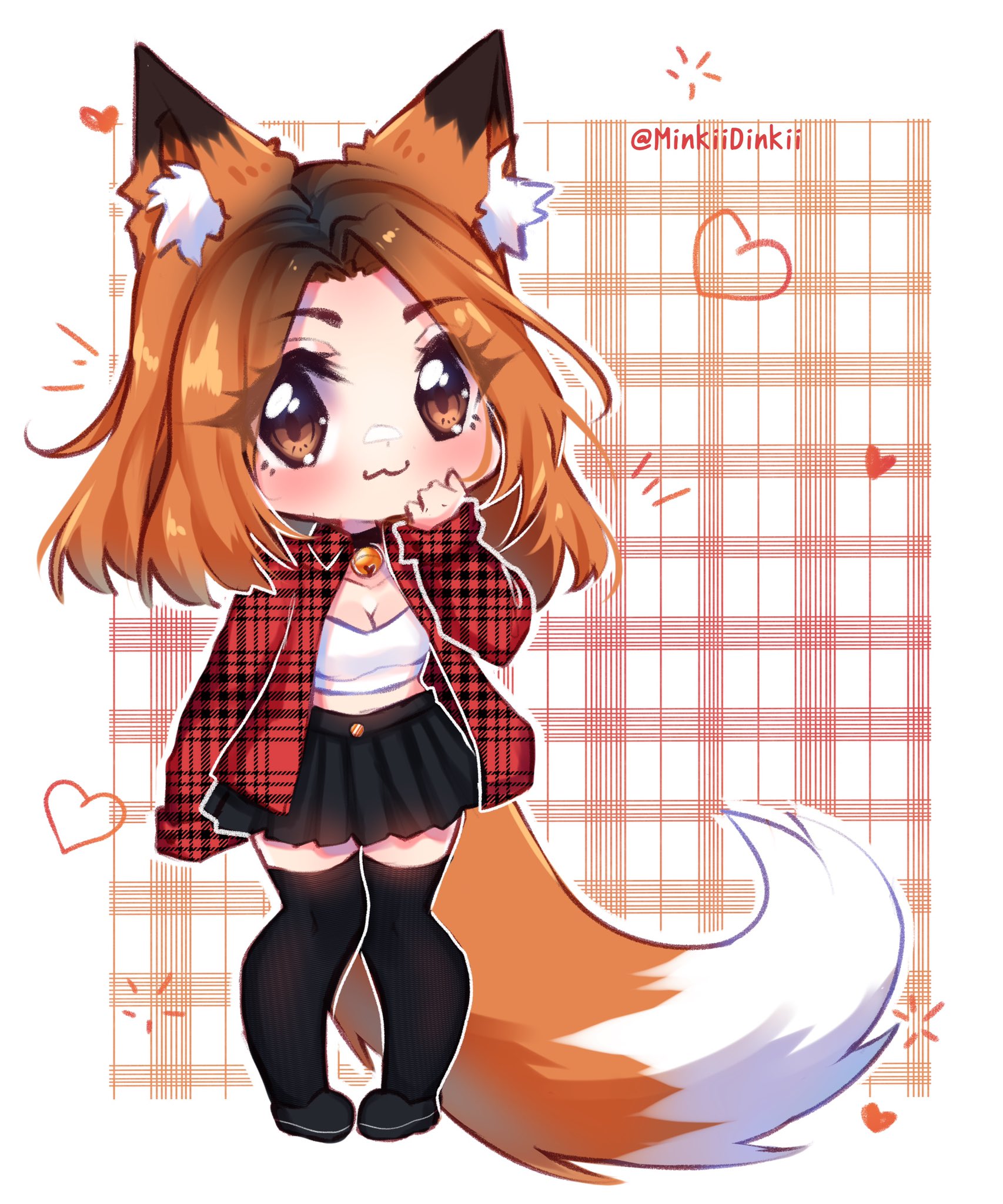 chibi anime fox girl