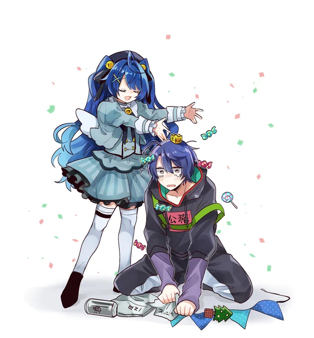 #絵こころ #絵アル
クリスマスと公務と飴ちゃん🍬 