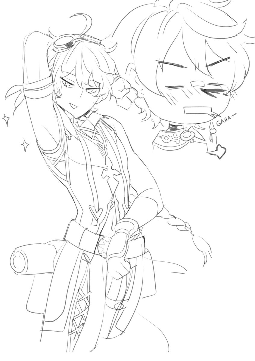 Lmaoooo I can't not draw this 😭 https://t.co/z132jRIA9d 