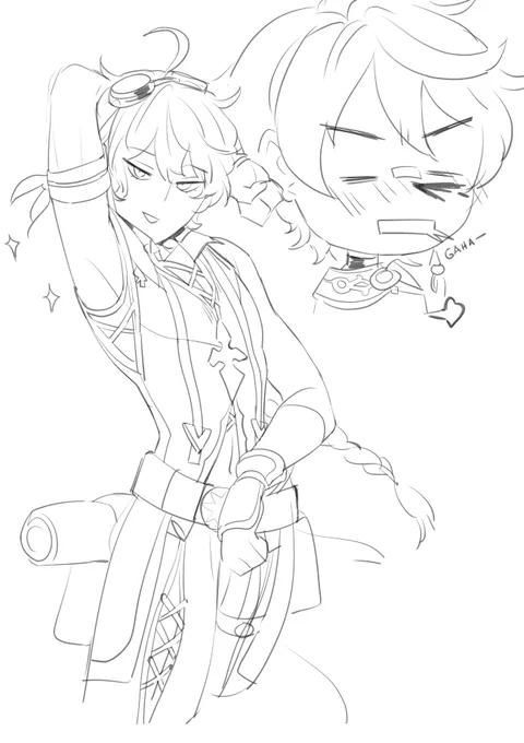 Lmaoooo I can't not draw this 😭 https://t.co/z132jRIA9d 