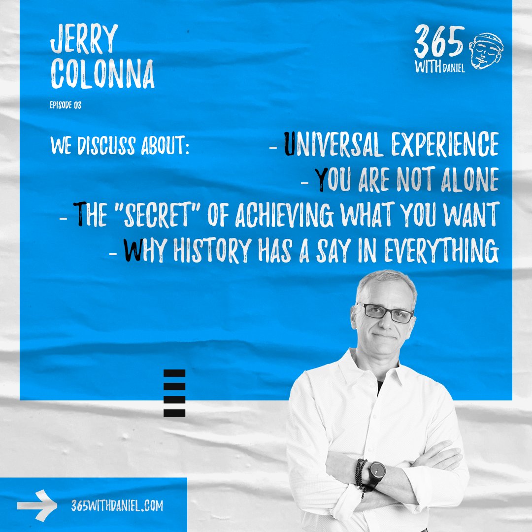 punct_daniel's tweet image. This happened!
Thanks a bunch @jerrycolonna for taking the time and showing me that &quot;You are not alone&quot;.

Spotify: spoti.fi/3pEnQDb
Apple Podcast: apple.co/3y2bZ5S