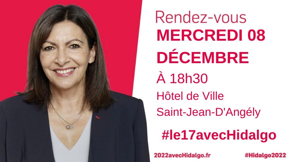 Camarades rendez-vous ce soir avec ⁦<a href="/Anne_Hidalgo/">Anne Hidalgo</a>⁩ #le17avecHidalgo