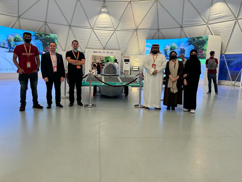 AlfaisalSolar's tweet photo. It was an absolute honor to have our car Areej1 be presented at F1 Jeddah 2021🏎 https://t.co/DjYeymzxzP