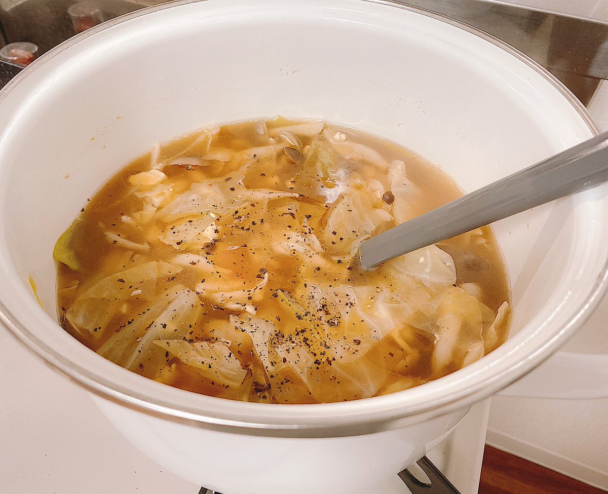 デドックススープ作ってみました🎈 あと明日のお弁当の卵焼き🥢