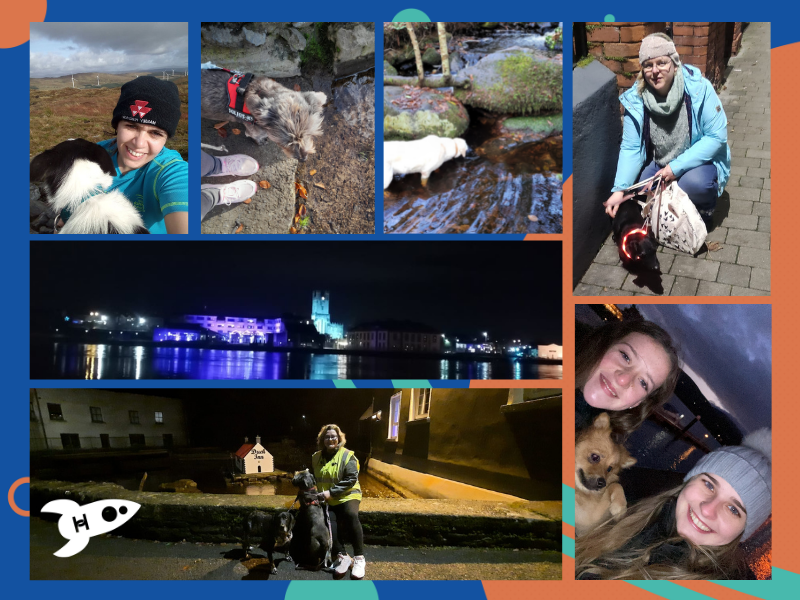 Humanli's tweet photo. Thank you to all our #commanders who have captured their #tothemoon moment. This week we have Amanda and Rachel: Ingenium. Samriah (Ingenium) and her sister Belle and dog Chica, and Ashling, Humanli and Edwina's Buddy, Gore Communications🐶 👩🚀
#humanlipossible #picturepawfert https://t.co/yk4Mi1RyON