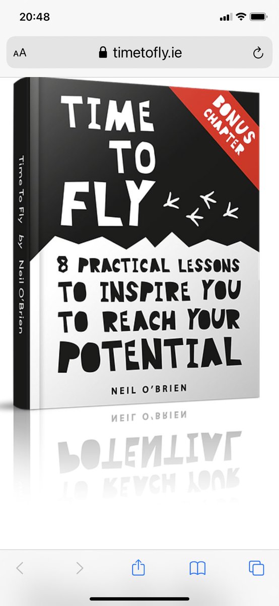 Neilobriencoach's tweet photo. Great news! My updated book Time To Fly is available on Amazon in hardback, paperback or ebook. If you or a buddy want to fly next year let me help. @PS_Speakers #mentalfitness https://t.co/gGqYs4tePb
