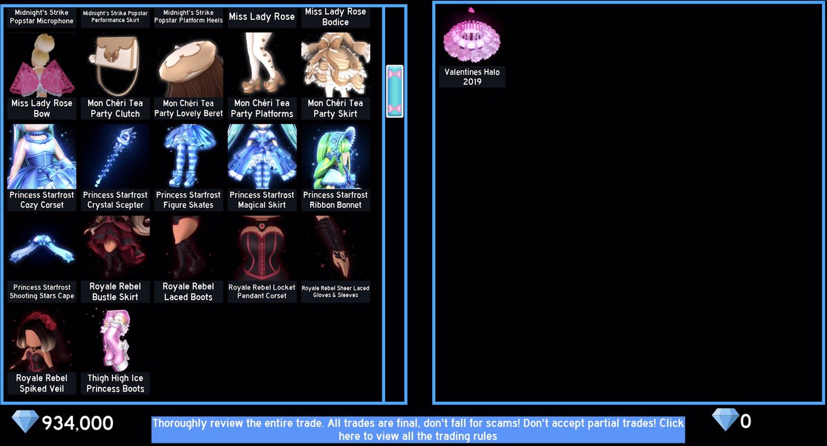RoyalRomex's tweet photo. WFL?
#WFL #royalehigh #ROBLOX #royalehightrade https://t.co/Rd8btf3rDg