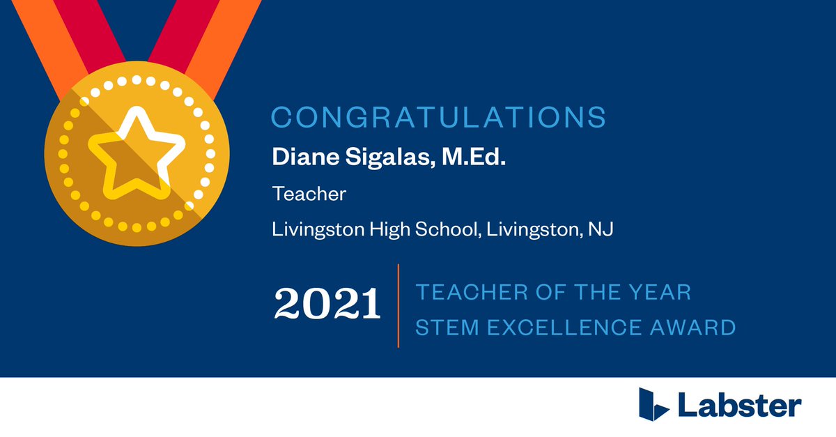 LancerBiotech's tweet photo. So excited and humbled to be named one of the 2021 Teacher of the Year Recipients by @labster ! I absolutely love what I do and I am so thankful that I get to teach the curriculum that I teach.

@LivSchools https://t.co/sZdzaWRSds
