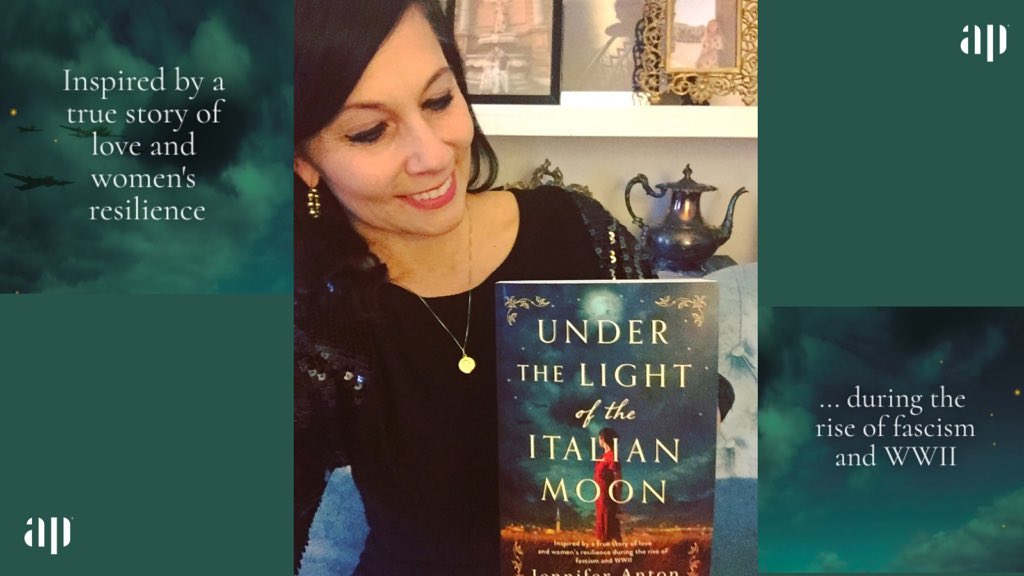 Perfect gift idea for strong women? Written by NOIAFT member <a href="/boldwomanwrites/">Jennifer Anton Italian-American Writer</a>, Under the Light of the Italian Moon is an epic, emotional and triumphant tale of one woman’s incredible resilience during the rise of fascism and Italy’s collapse into WWII.