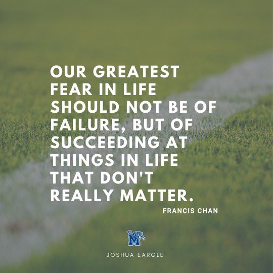 Go be GREAT today at what matters most!!
#ChaseGreatness