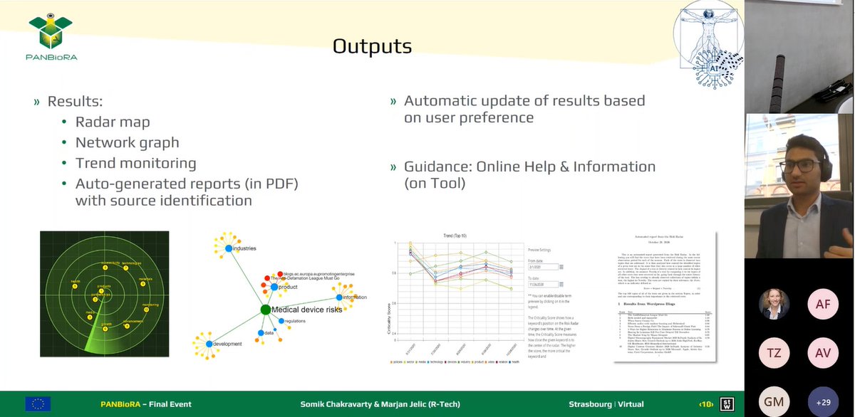 Happy about the successful implementation of our <a href="/PANBIORA/">PANBioRA EU-project</a> final event last week!😊Here come some direct #impressions from the #onsite as well as #online perspective, getting the best of both worlds! #biomaterials #medicaldevices #projectresults