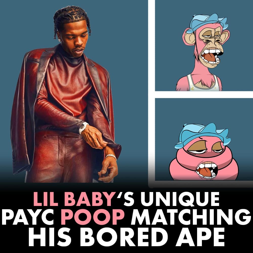 apepoopclub's tweet photo. Famous rapper @lilbaby will get his matching Poop to his @boredapeyachtclub too 💩

#nft #nftartist #digitalart #poopapeyachtclub #ethereum #lilbaby #nftnews #crypto #blockchain #poop #rapper #hype https://t.co/yJOuTspjzs