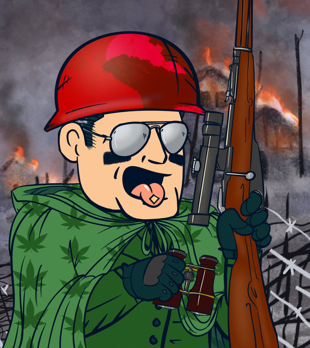 WhatIsAWololo's tweet photo. First ever post!🥳
 
To give back to @AdaArmyNFT and their ONE OF A KIND community, I'd like to give away this smoking(get it😉) hot Sniper!

All you have to do is retweet and follow @AdaArmyNFT 
 
To the greatest people in CNFT🥂
https://t.co/1FIn66dj5M 

#CNFTGiveaway #CNFT https://t.co/I9ivrAo9B1