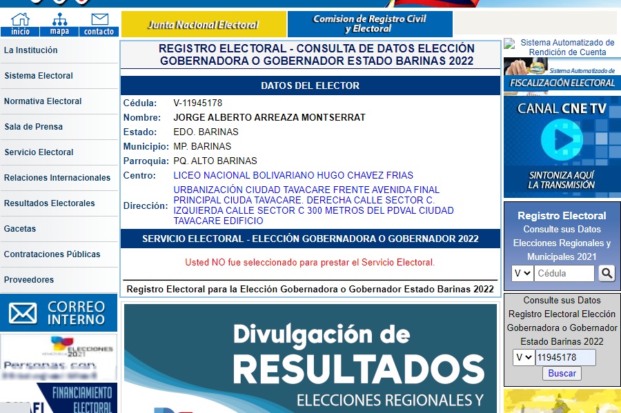 Watcher_Ven's tweet photo. Y por arte de "magia", Jorge Arreaza y Claudio Fermín ya votan en Barinas. Hasta ayer votaban en Caracas. 

Por cierto, el Registro Electoral está cerrado (para los pendejos). https://t.co/m14Ntqlgm6