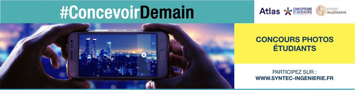 [#CONCOURS #PHOTOS]
🧑‍🎓Vous êtes #étudiant jeune #diplômé ?
📸Participez au concours Concevoir demain avec l'ingénierie.
Postez une photo de vous aux côtés de votre réalisation d'#ingénierie
🏆A la clé: 4 prix, valorisés pour #WorldEngineeringDay <a href="/UNESCO/">UNESCO 🏛️ #Education #Sciences #Culture 🇺🇳</a> 
▶️syntec-ingenierie.fr/ingenierie/inv…
