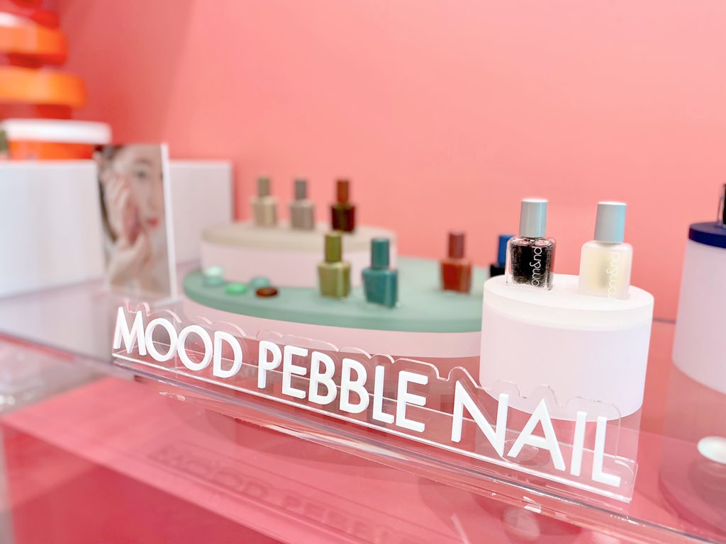 rom&nd(ロムアンド)初のポップアップストアが始まったよ！🤍新作の可愛