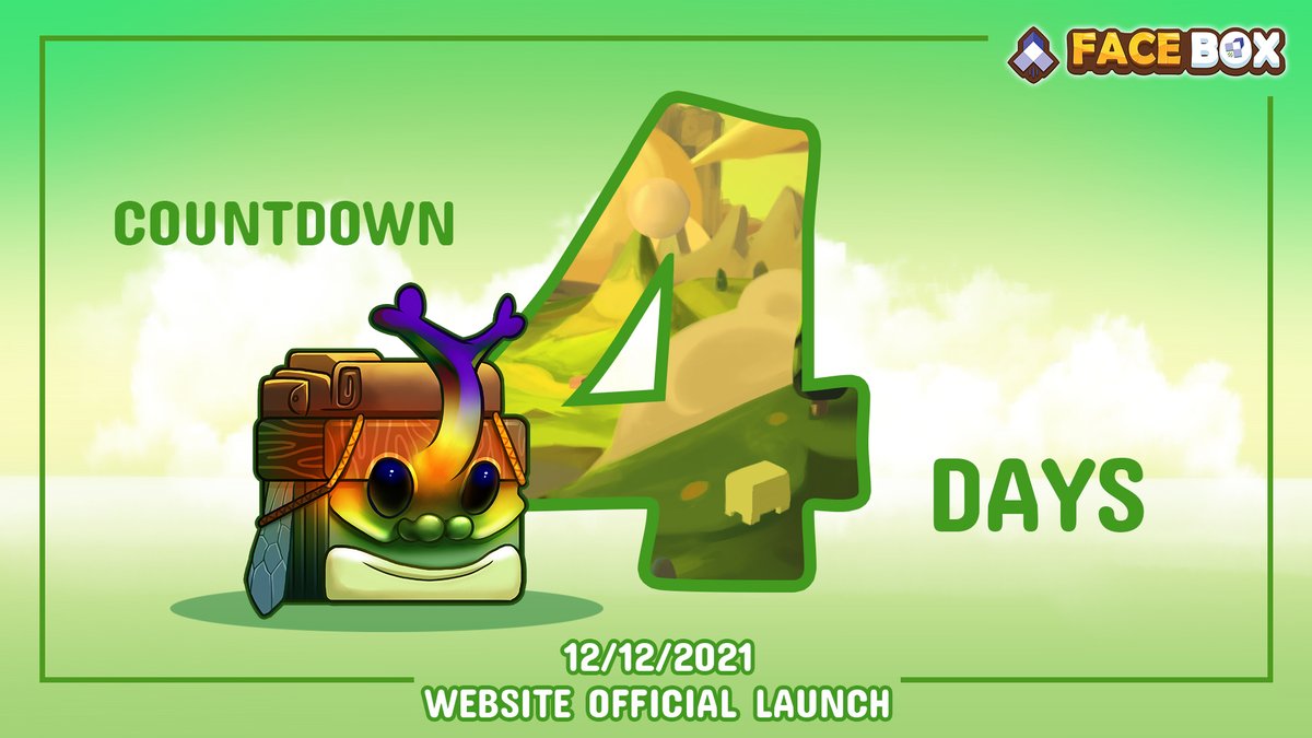 FaceBox_app's tweet photo. Website launch counting down - 4️⃣ Days 

That's just 96 hours until our Website officially launch.

Are you ready? We've loads of upcoming activities will be there soon!
Do not leave that chair✌️

#Comingsoon #Crypto #DeFi #NFTgame #F2P #P2E https://t.co/2lsUwVgRTd