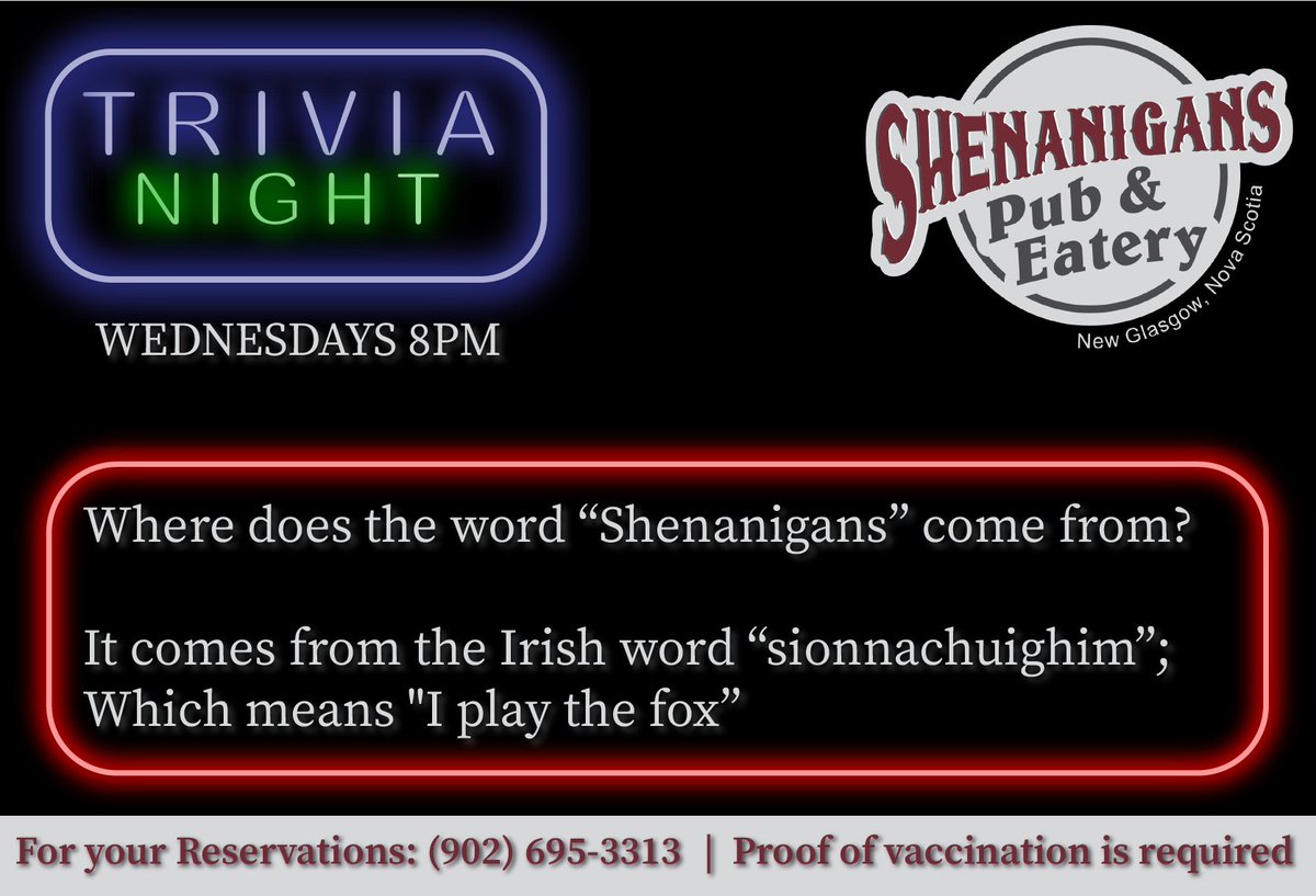 Shenanigans_ng's tweet photo. Every Wednesday trivia 
Prizes to be won 
No charge https://t.co/2Pn1cevnAJ