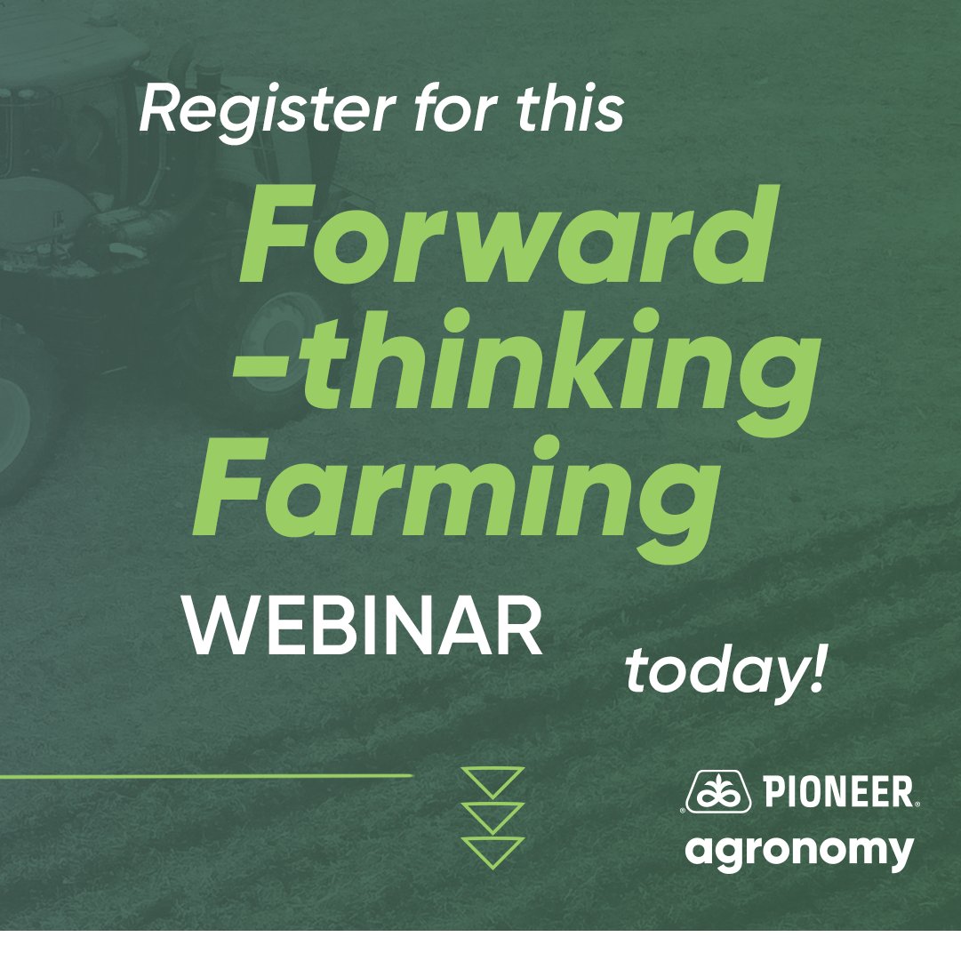 PioneerSeeds's tweet photo. If you're chasing higher yields in #Grow22, stop by this #ForwardThinkingFarming webinar to learn how to use the Pioneer® Yield Pyramid™ decision tool. @Put_Ag, Dr. Matt Clover & Kyle Holmberg will discuss how they've used it to make practical, step-change decisions.