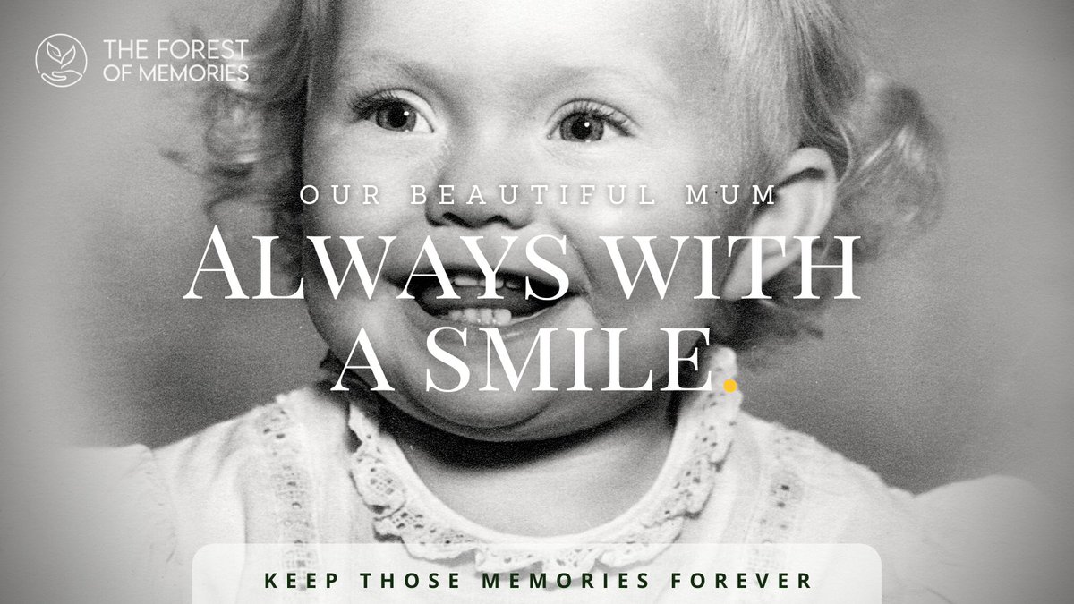 Remembering the smile of a loved one taken too soon💛 Make a profile &amp; dedicate a #Memory Tree by visiting TheForestofMemories.com

We are working hard to build woodland across the country that will bring those memories into #nature &amp; close to your heart🌳🌳🌳

#woodland #trees