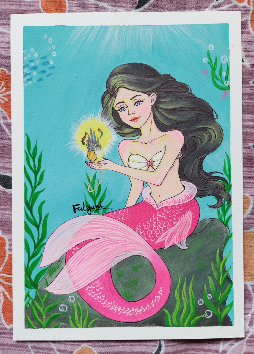 Falguni_art's tweet photo. "Melody" from the little mermaid 2, return to the sea ๐ ๐
#disneyillustration #marmaid #disneyedits #artworld #sketchbook #gouachepaints https://t.co/1uVbEOeO2a