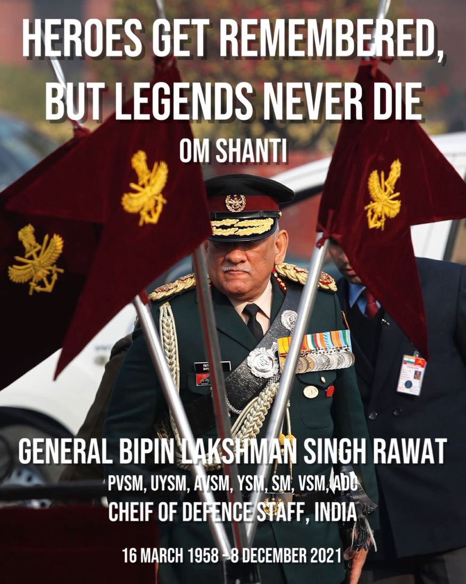 saurav0930's tweet photo. OM Shanti🙏🙏🙏
#GeneralBipinRawat https://t.co/gETj036O2Y