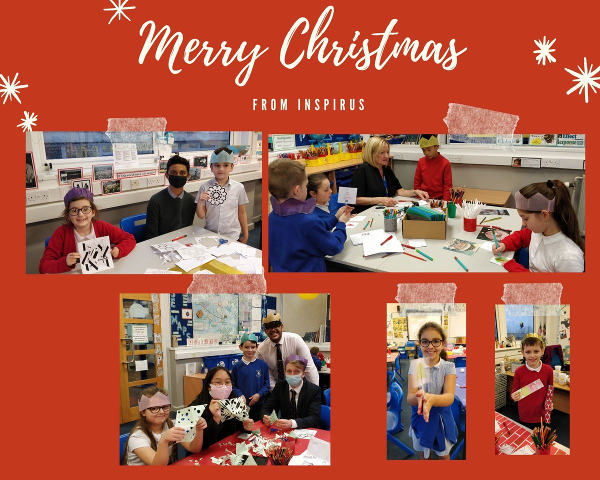 LRGSLancaster's tweet photo. A festive session for our visitors to InspirUs today. Thank you to pupils from Ryelands and St Joseph's Primary School for taking part.🎄 
 @LRGSInspirUS https://t.co/tfFrYUqnjt