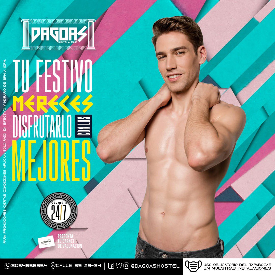 DagoasS's tweet photo. 🔥HOY ES FESTIVO🔥 PREPÁRATE disfrutar con nosotros.

Sauna + Jacuzzy + Turco + Dark Room y muchas cosas mas esperan por ti 😈

✅DEBES SEGUIRNOS  y dar 💙+ 🔁 (retweet) a este tweet y TODOS los posts de la Semana. 

👉Los sorteos serán todos los viernes #Dagoas https://t.co/lKzC76fAYY