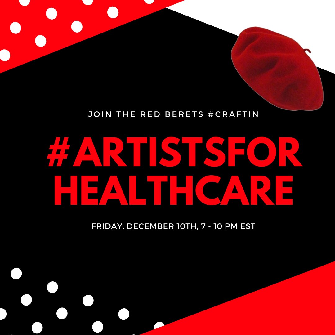 RedBeretsMA's tweet photo. In the continued fight for #MedicareForAll #SinglePayer #UniversalHC, the Red Berets Craft On!

#ArtistsForHealthcare

To Sign Up and for More Info ===> https://t.co/3MDIYmyDlV https://t.co/1L9Rw5CqdG