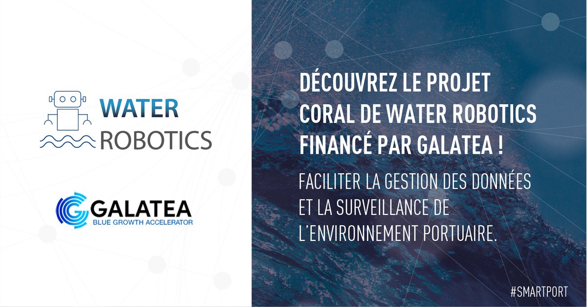PoleMerMed's tweet photo. 🏆Découvrez le projet #CORAL de notre adhérent
#WaterRobotics lauréat du 1er call @galatea_project : un partenariat européen pour faciliter la gestion des données et la surveillance de l’environnement portuaire #greenport #smartport
🔗 https://t.co/1whNQZ1l1f https://t.co/Lkdbav2fnQ