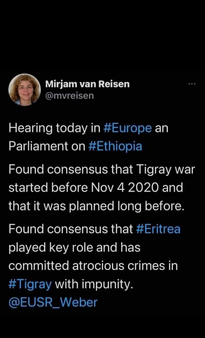 AtsbahaHailema3's tweet photo. Say no to fake reports in Ethiopia,
The Ethiopia gov't has engaged itself in fake,fabricated & false, choreographic & biased reports after bombing by drones, warplanes & heavy weaponries to whitewash the #TigrayGenocide.Any report by Ethiopia regime or & #EthHRC is void & null. https://t.co/hZTfaMzEzk