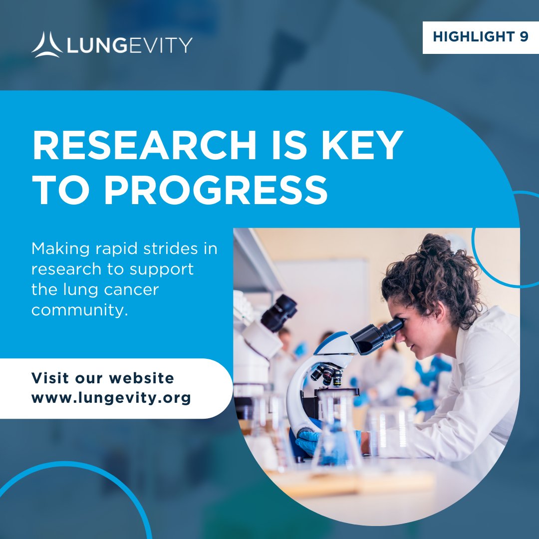 LUNGevity's tweet photo. Research is the key to the progress of #cancer and with the support of our #lungcancercommunity we were able to expand our research program with 14 new research awards! 

Read about our approach to saving lives https://t.co/OQ8pCC9kl6 #Highlight10 #LCSM https://t.co/NOIGVsGq1T