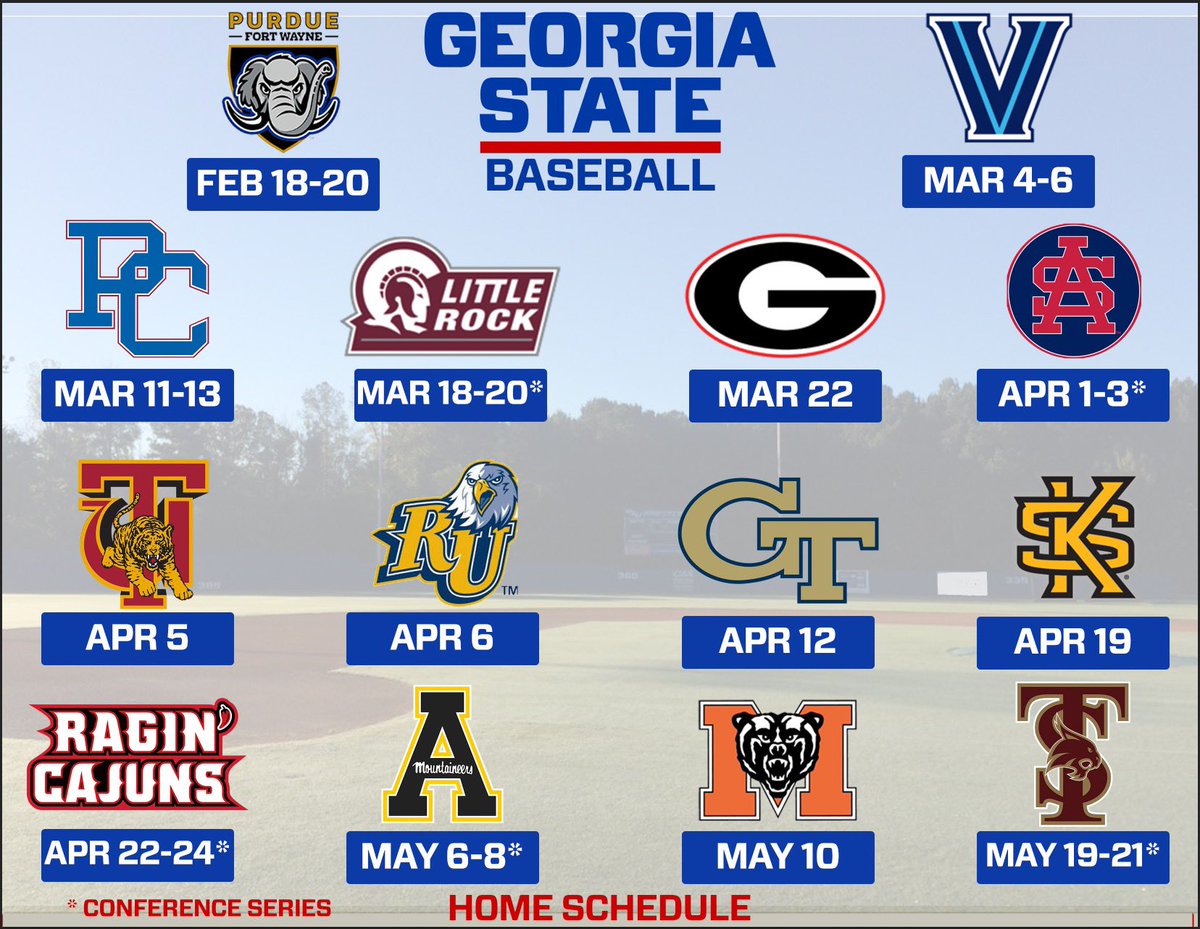 GSU_Base's tweet photo. Blessing your timeline on this Wednesday in December to let you know Opening Day is 72 days away! 

#GoThers #BLB https://t.co/Jwpq5ecsaU