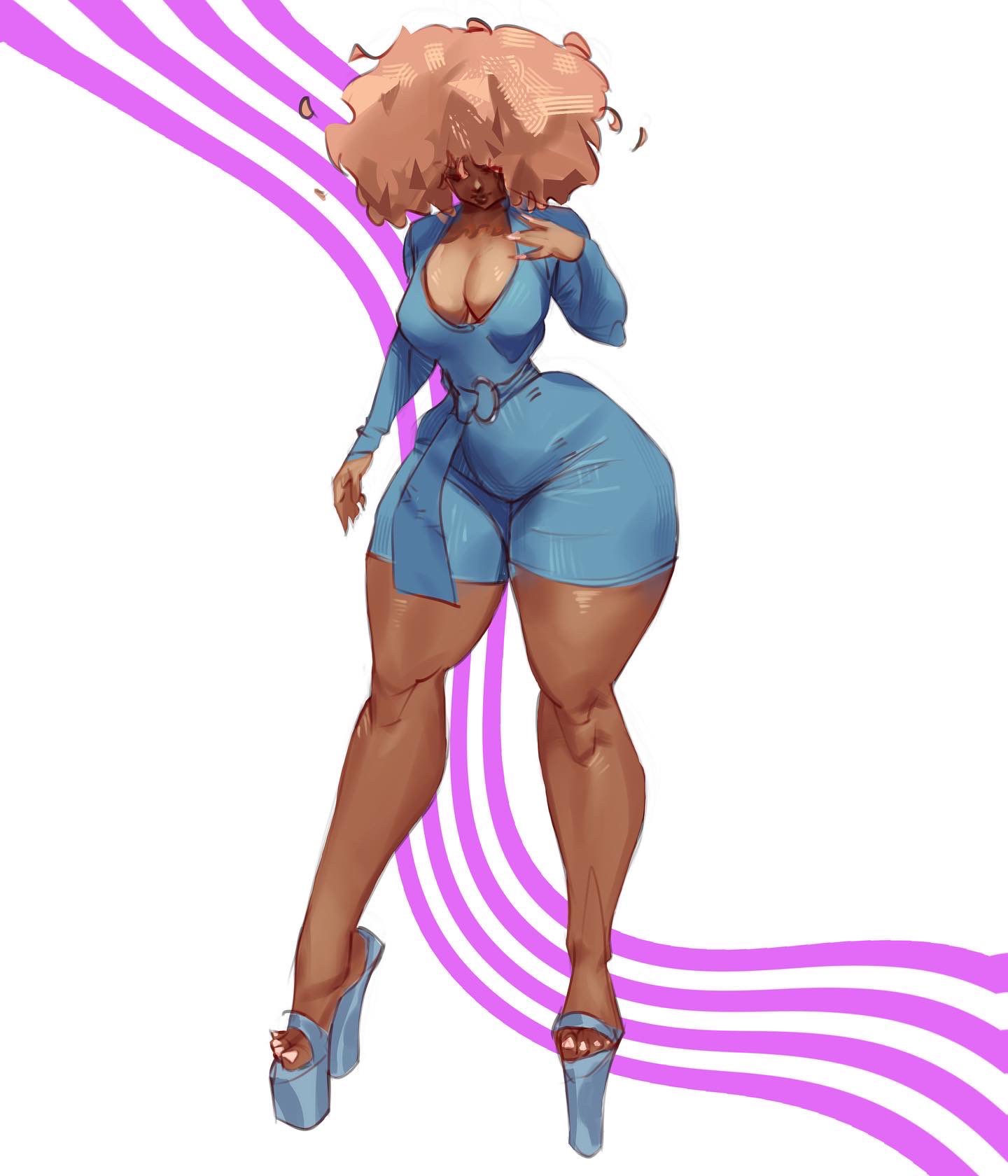 TMFD (training arc) on X: long legs #pinup #digitalart #hips  #ArtistOnTwitter #characterart #thicc t.cokCE4UDXdsp  X