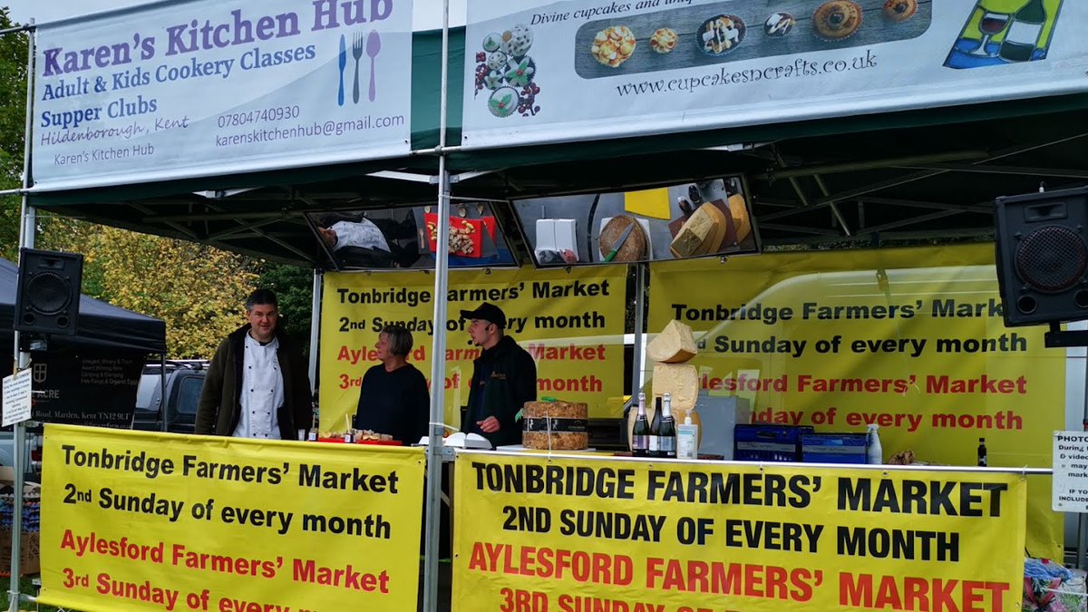 TonbridgeFmMrkt's tweet photo. Check out the market kitchen with our host @KentFineFoods . Cooking demos, interviews & the Big Farmers' Market Quiz
Email reminder of every market here https://t.co/g2n9broI22 or a text reminder by texting T to 07557739903 #Tonbridge #FarmersMarket #ShopLocal 9.30am - 1.30pm https://t.co/vzQMAGMLcb