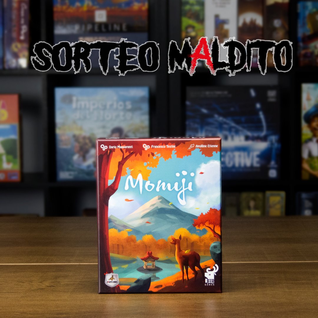 MalditoGamesES's tweet photo. 🔴SORTEO🔴

Con motivo del lanzamiento de #momiji os proponemos un nuevo #sorteomaldito !!🎉🎉
Para participar debéis:
🔺Sigue la cuenta @MalditoGamesES
🔺Retwittear
🔺Menciona a las 3 personas con las que jugarías
El ganador/a se anunciará el 14/12/21 ¡Mucha suerte! https://t.co/Wutc5sEqeT