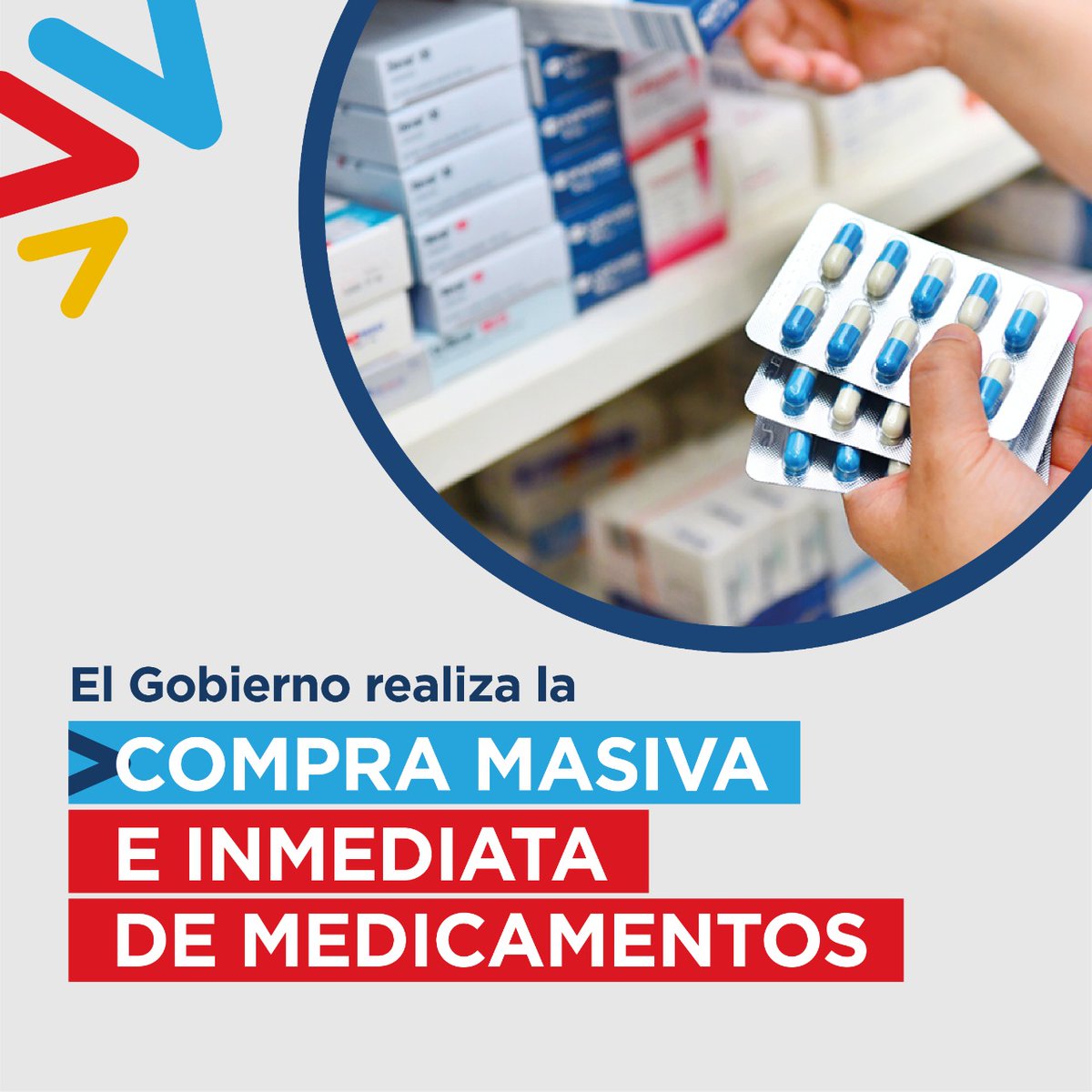 Salud_Ec's tweet photo. BUENAS NOTICIAS | El #GobiernoDelEncuentro, a través de @Salud_Ec, realiza una compra masiva e inmediata de medicamentos para garantizar el abastecimiento de medicinas en todas las casas de salud del MSP e @IESSec.
 
#JuntosLoLogramos https://t.co/eVI9exzLfb