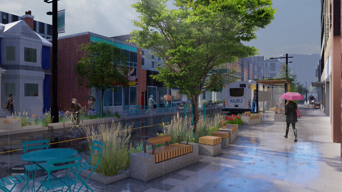 hfxgov's tweet photo. Starting June 2022, Spring Garden Road between South Park and Queen streets will be bus-only from 7 a.m.-8 p.m. daily. The bus-only corridor is part of a one-year pilot. 

SGR will be open to people walking, rolling, taking the bus, and cycling: https://t.co/moykHacjtC https://t.co/EWXRocb9ZU