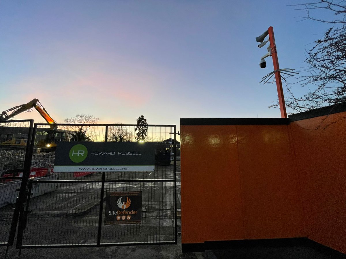 SiteDefender's tweet photo. We are delighted to be protecting new client, @HowardRussellUK newest development EVO T5 Poyle.

A brilliant company built on trust, quality and pride! https://t.co/QVRi866zW4