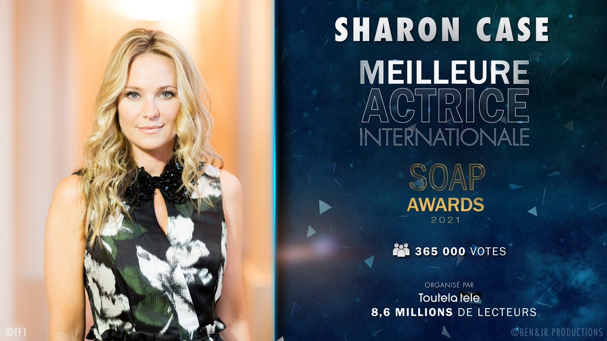 ⭐️ Félicitations à <a href="/sharonlcase/">sharon case</a> qui remporte le prix de la MEILLEURE ACTRICE INTERNATIONALE aux #SoapAwardsFR 2021 👏

#SharonCase #Sharon #LFDLA #LesFeuxDeLamour #TF1 <a href="/TF1/">TF1</a>
